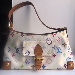 (SOLD) Louis Vuitton Multicolor White Eliza